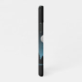 Liebliche Reindeer At Night iPhone Hülle (Rechte Seite)