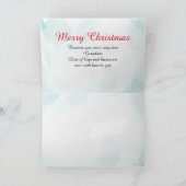 Liebliche Reindeer At Night Karte (Innenseite)