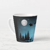 Liebliche Reindeer At Night Milchtasse (Linke Ecke)