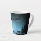 Liebliche Reindeer At Night Milchtasse (Rechte Ecke)