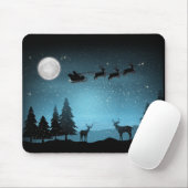 Liebliche Reindeer At Night Mousepad (Mit Mouse)