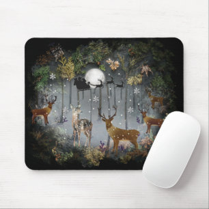 Liebliche Reindeer At Night Mousepad