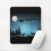 Liebliche Reindeer At Night Mousepad (Mit Mouse)