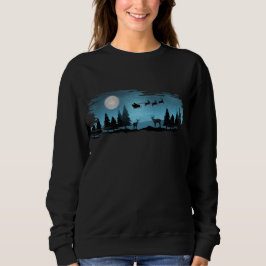 Liebliche Reindeer At Night Sweatshirt