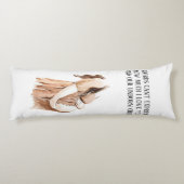Liebliche romantische Ehefrau mit Zitat Seitenschläferkissen (Rückseite)