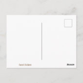 Liebliche Sand Dollar Muscheln Postkarte (Rückseite)