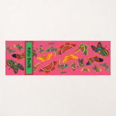 Liebliche Schmetterlinge schreiben Ihren eigenen N Yogamatte (Vorderseite (Horizontal))