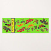 Liebliche Schmetterlinge schreiben Ihren eigenen N Yogamatte (Vorderseite (Horizontal))