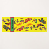 Liebliche Schmetterlinge schreiben Ihren eigenen N Yogamatte (Vorderseite (Horizontal))