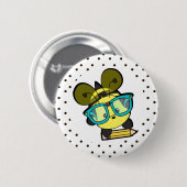 Liebliche Smarty Bee Button (Vorne & Hinten)