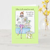 Liebliche Spaß Geburtstagskarte - Tabloid Spaß! Karte (Gelbe Blume)