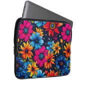 Liebliche süße Blume und Rose Laptopschutzhülle (Vorne Rechts)