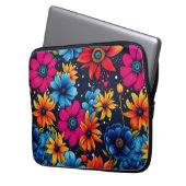 Liebliche süße Blume und Rose Laptopschutzhülle (Vorderseite Links)