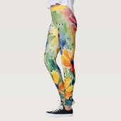 Liebliche süße Blume und Rose Leggings (Links)