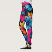 Liebliche süße Blume und Rose Leggings (Links)