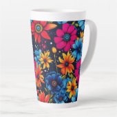 Liebliche süße Blume und Rose Milchtasse (Rechte Ecke)