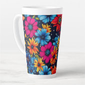 Liebliche süße Blume und Rose Milchtasse (Linke Ecke)