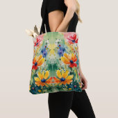 Liebliche süße Blume und Rose Tasche (Von Nahem)