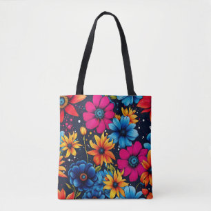 Liebliche süße Blume und Rose Tasche