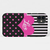 Liebliche, süße, elegante Pinkadöpfe Case-Mate iPhone Hülle (Rückseite (Horizontal))