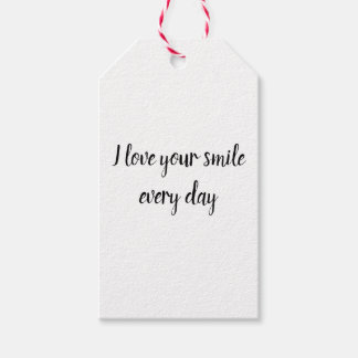 Liebliche Tags Geschenkanhänger