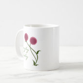 Liebliche Tasse, Fuchsia Kaffeetasse (Vorderseite Links)