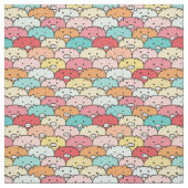 Liebliche Tiermuster für Kinder l Rosa Schweine bl Stoff (Muster)