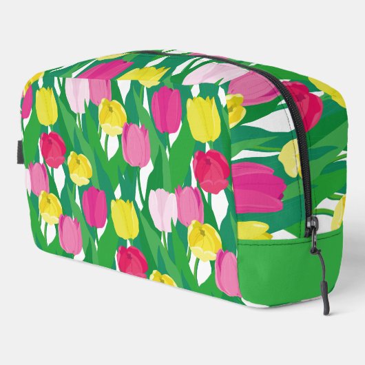 Liebliche Tulpen, Dopp-Kit Waschbeutel (Rechte Ecke)