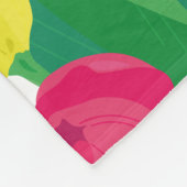 Liebliche Tulpen. Fleecedecke (Ecke)