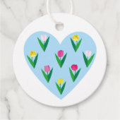 Liebliche Tulpen. Gastgeschenkanhänger Geschenkanhänger (Vorderseite)