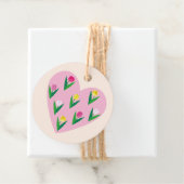 Liebliche Tulpen. Gastgeschenkanhänger Geschenkanhänger (Beispiel)