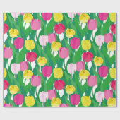 Liebliche Tulpen. Geschenkpapier (Flach)