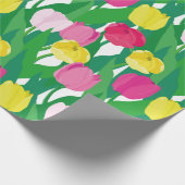 Liebliche Tulpen. Geschenkpapier (Ecke)