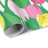 Liebliche Tulpen. Geschenkpapier (Rolleneckpunkt)