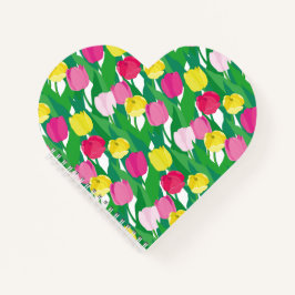 Liebliche Tulpen. Notizblock