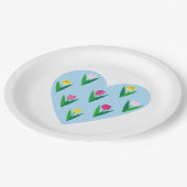 Liebliche Tulpen. Pappteller (Schrägansicht)