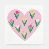 Liebliche Tulpen. Serviette (Vorderseite)