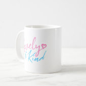 Liebliche und freundliche Typografie Kaffeetasse (Vorderseite Links)