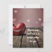 Liebliche Valentintagskarten Feiertagskarte (Vorderseite)