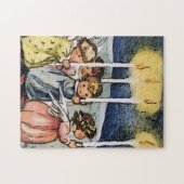 Liebliche Vintage Engel Puzzle (Horizontal)