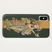 Liebliche Vintage Jugendfrau Case-Mate iPhone Hülle (Rückseite (Horizontal))