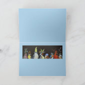 Liebliche Vogelkarte mit Sapsucker Karte (Innenseite)