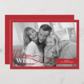 Liebliche Weihnachts-/Feiertagskarte Feiertagskarte (Vorne/Hinten)