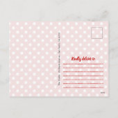 Liebliche Weihnachtsfeier Feiertagspostkarte (Rückseite)