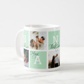 Liebliche Wertschätzung Gruscha 5 Foto Light Green Kaffeetasse (Vorderseite Links)