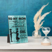 Liebliche Zitate meiner Mama | Geschenk für Mutter Fotoplatte (Seite)