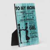 Liebliche Zitate meiner Mama | Geschenk für Mutter Fotoplatte (Seite)