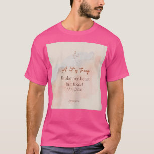 Liebliche Zitate über das gebrochene Herz für den T-Shirt