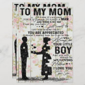 Liebliche Zitate zu meiner Mama, Mama vorhanden, (Vorne/Hinten)