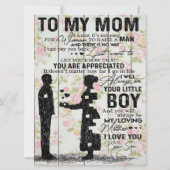 Liebliche Zitate zu meiner Mama, Mama vorhanden, (Rückseite)